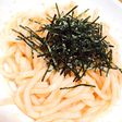 冷凍うどんの明太子パスタ