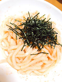 冷凍うどんの明太子パスタ-レシピのメイン写真