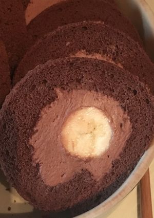 チョコロールケーキ-レシピのメイン写真