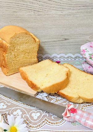 生クリーム米粉パン(グルテン、卵使用)-レシピのメイン写真