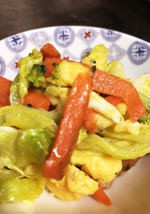 卵で野菜炒め-レシピのメイン写真