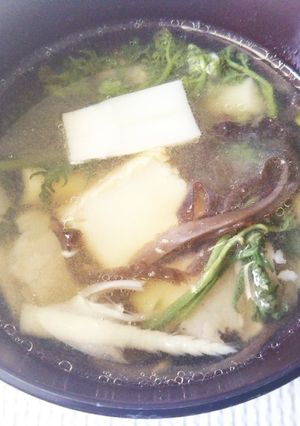 山形のこだわり山菜汁（味噌汁）☆-レシピのメイン写真