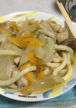 鶏うどん-レシピのメイン写真