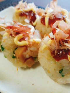たこ焼き風♪おにぎり♡-レシピのメイン写真