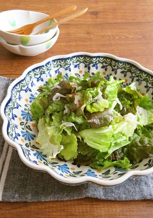 包丁要らず♪レタスとしらすの簡単サラダ-レシピのメイン写真
