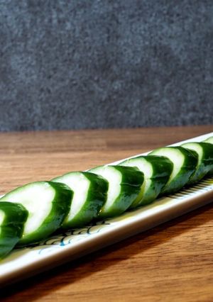 きゅうりぬか漬けのオリーブオイルかけ-レシピのメイン写真