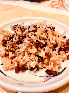 炊飯器で簡単お赤飯 小豆胴割れ無し-レシピのメイン写真