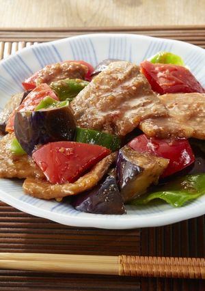 牛カルビと夏野菜のピリ辛炒め-レシピのメイン写真