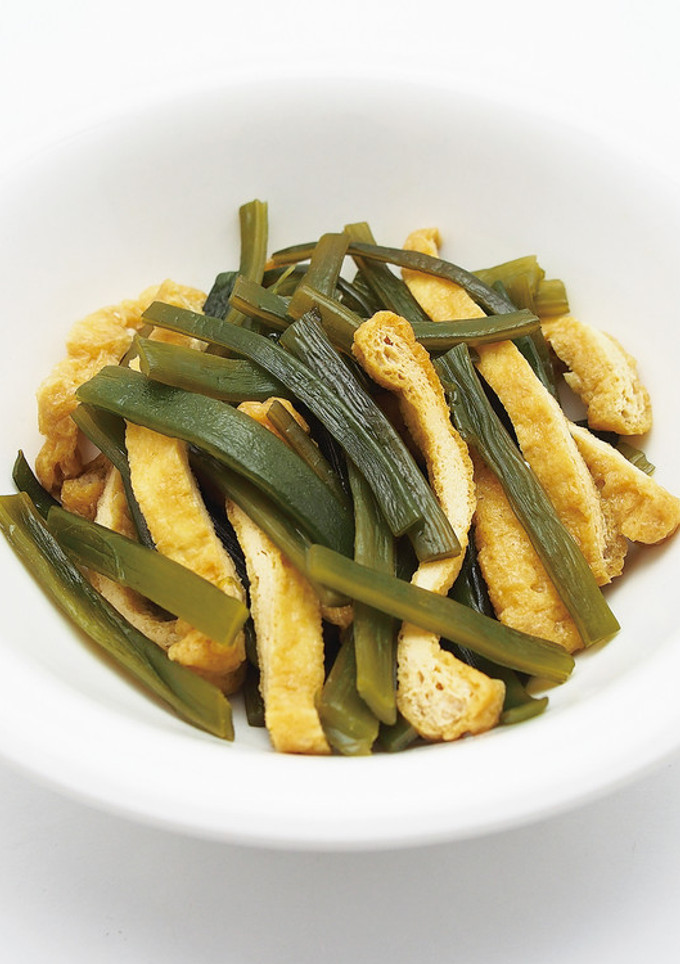 茎わかめと油揚げの煮物-レシピのメイン写真