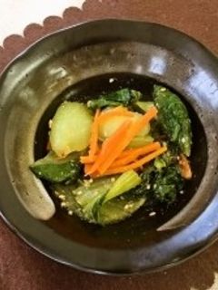 青梗菜の中華和え(透析食)-レシピのメイン写真