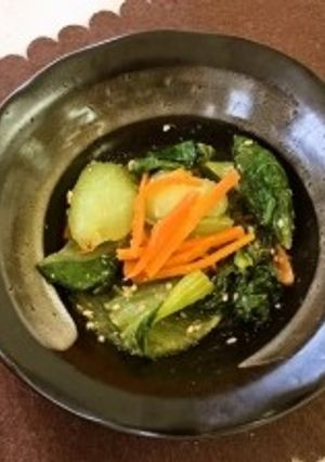 青梗菜の中華和え（透析食）-レシピのメイン写真