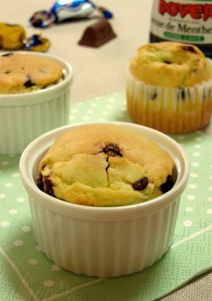 チョコミントマフィン-レシピのメイン写真