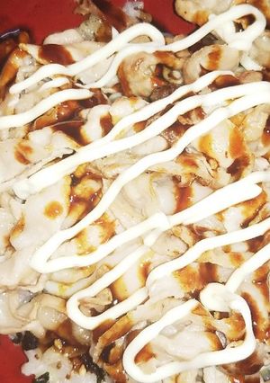 B級グルメ!意外と美味しい肉卵丼-レシピのメイン写真