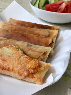ハムとチーズとキャベツの春巻き-レシピのメイン写真