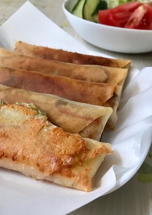 ハムとチーズとキャベツの春巻き-レシピのメイン写真