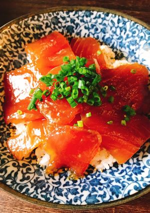ももさんちのマグロの漬け丼-レシピのメイン写真