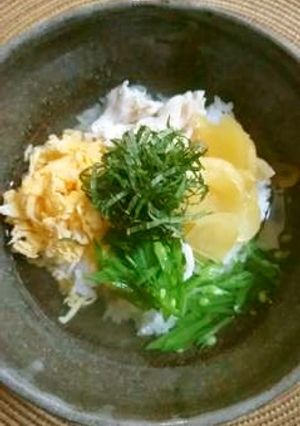 サラダチキンを使った初夏の鶏飯-レシピのメイン写真