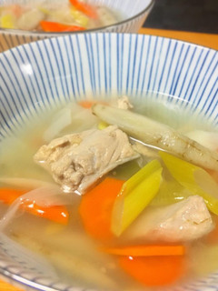 素材の旨み♪マグロのあら汁❀三平汁塩味♪-レシピのメイン写真