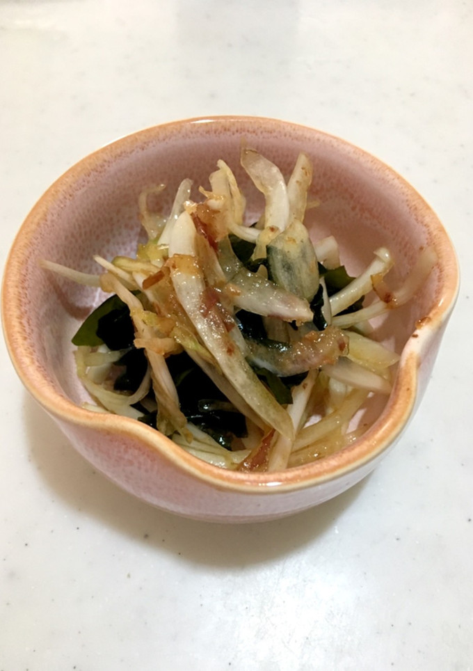 新玉ねぎとわかめのおかか和え-レシピのメイン写真