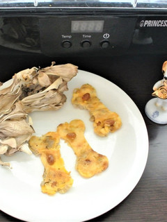 わんちゃん♪まいたけと納豆の卵焼き-レシピのメイン写真