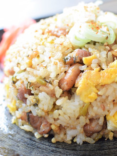 ~簡単焼き豚の高菜チャーハン~-レシピのメイン写真