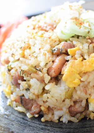 ～簡単焼き豚の高菜チャーハン～-レシピのメイン写真