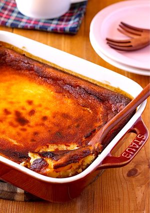 耐熱容器1つで♡バスク風チーズケーキ-レシピのメイン写真