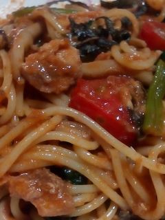 さば水煮缶でパスタ-レシピのメイン写真