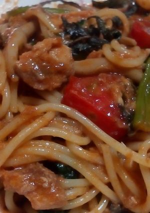 さば水煮缶でパスタ-レシピのメイン写真