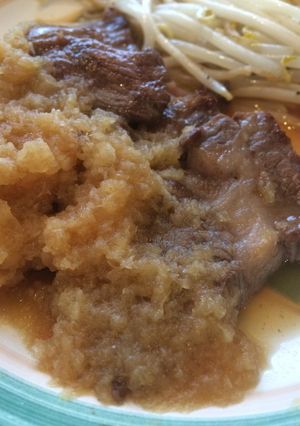 牛カルビ焼肉♪おろしポン酢ソース-レシピのメイン写真