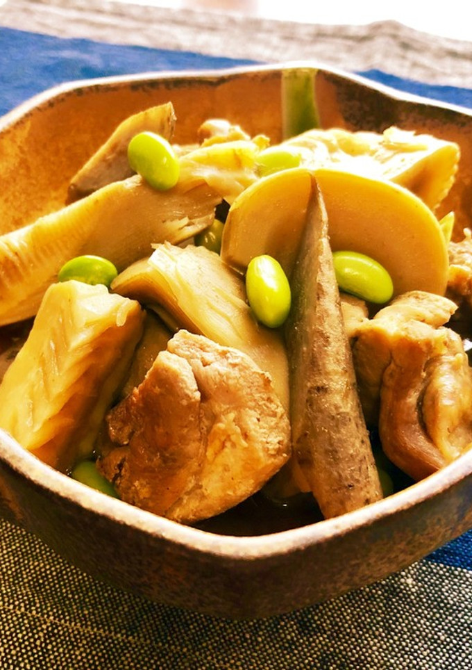 *筍と鶏もも肉・ごぼうの煮物*-レシピのメイン写真
