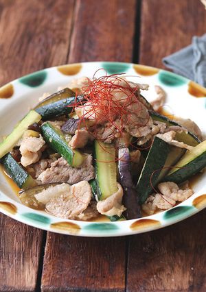 豚肉とズッキーニのピリ辛炒め-レシピのメイン写真