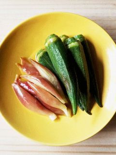 オクラみょうが酢トック-レシピのメイン写真