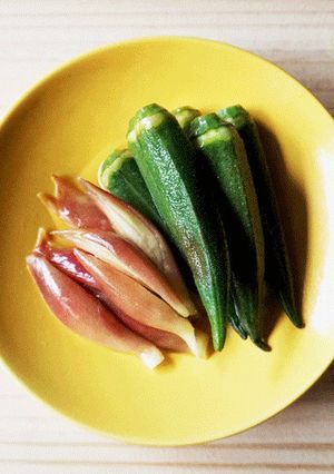 オクラみょうが酢トック-レシピのメイン写真