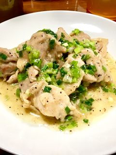 すた◯丼より美味い!鳥ももネギ塩炒め-レシピのメイン写真
