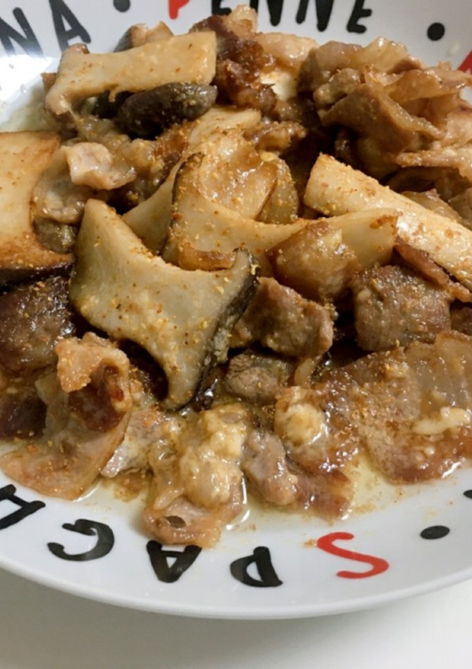 エリンギと豚肉のマヨ炒め-レシピのメイン写真