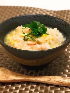 蟹雑炊 蟹のシメに♥缶詰でも! 鍋1つで-レシピのメイン写真