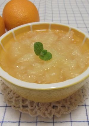ふるふるサイダーゼリーinオレンジ-レシピのメイン写真