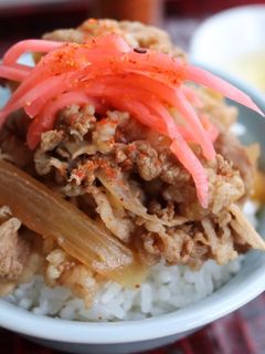牛丼-レシピのメイン写真