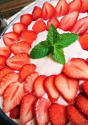 ✨☆いちごのレアチーズケーキ☆✨✨-レシピのメイン写真