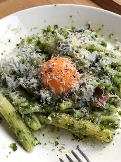 小松菜たっぷりパスタ-レシピのメイン写真
