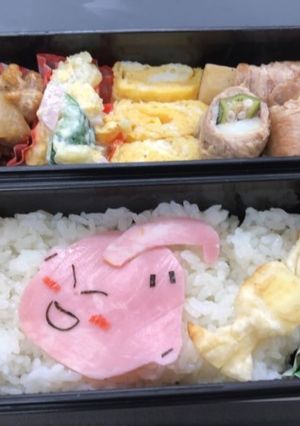 パパand息子のキャラ弁 魔人ブウ-レシピのメイン写真