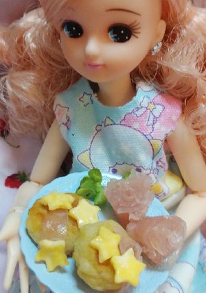リカちゃんサイズ♡ポテトパンケーキꕤ*.-レシピのメイン写真
