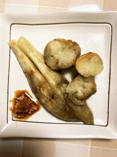グリルで焼くだけ簡単焼き茄子-レシピのメイン写真