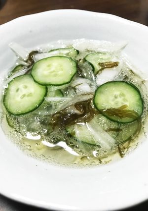 市販のもずくで？！新玉ねぎの酢の物☆-レシピのメイン写真