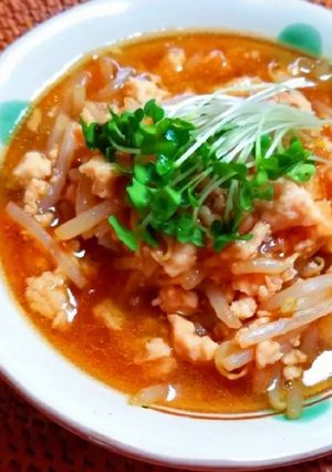 モヤシの鶏そぼろ煮-レシピのメイン写真