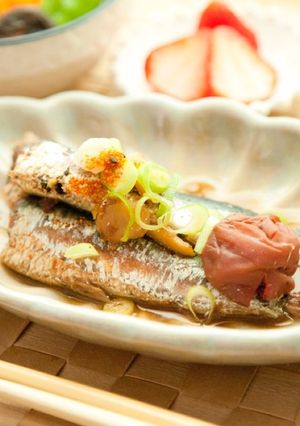 イワシの梅生姜煮⁂圧力鍋で骨まで柔らか-レシピのメイン写真