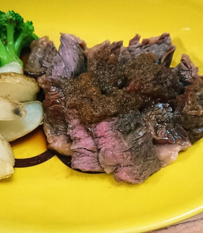 安~い牛肉で柔らかステーキ☆-レシピのメイン写真
