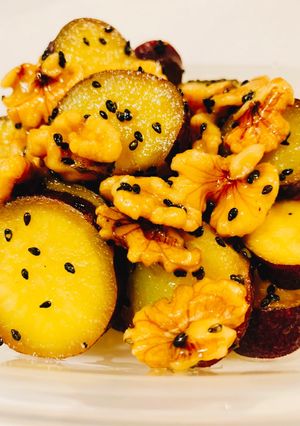 さつまいもとクルミのバター醤油-レシピのメイン写真