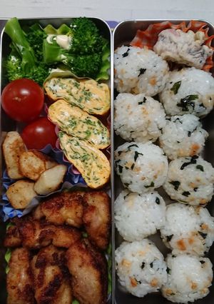 高校生男子弁当(^-^)1-レシピのメイン写真